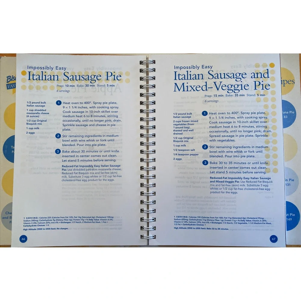 Betty Crocker's Cookbooks‎ lot of 4 Good&Easy, Bisquick Easy Pies, Quick&Easy,